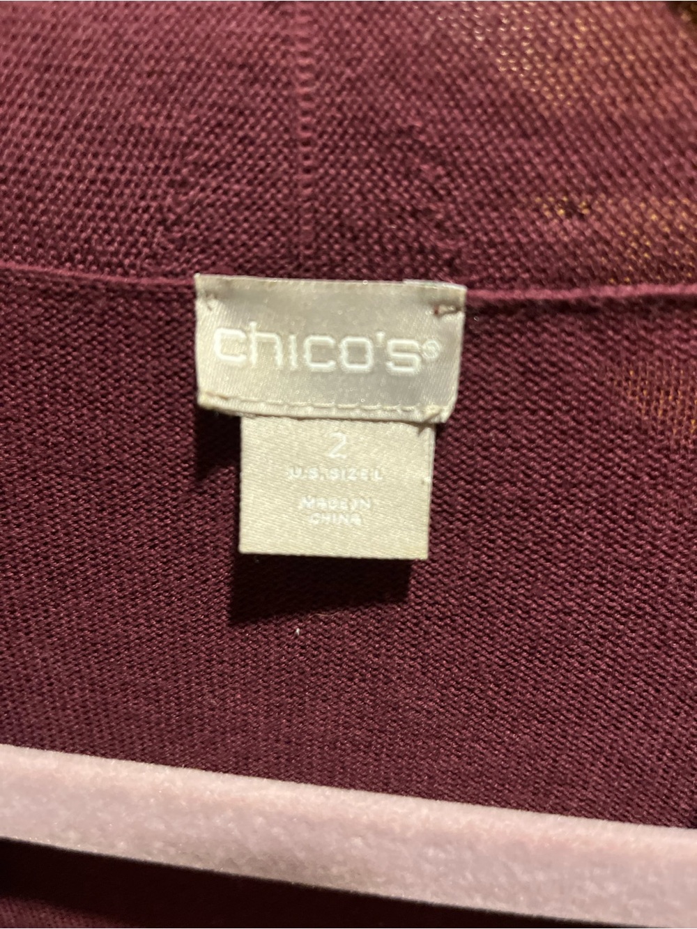 37. WOMENS CHICO’S 2/L DETAIL SWEATER - Picture 3 of 6